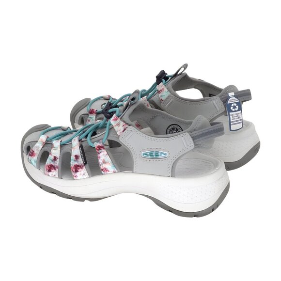 KEEN Women's Astoria West Closed Toe Sandals, Vapor/Porcelain, Size 5 - Picture 3 of 5